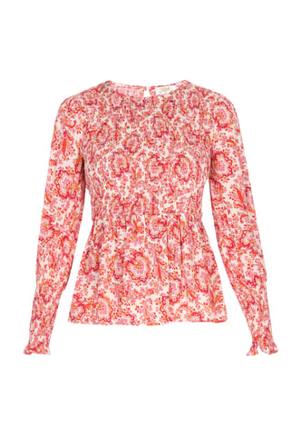 usha Blouse vrouwen rood veelkleurig