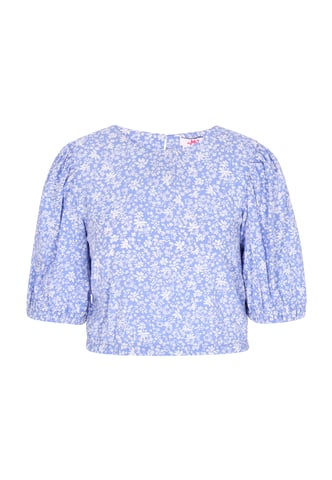 Mymo Blouse vrouwen blauw wit