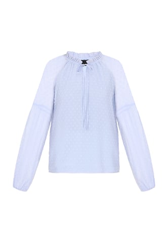 Dreimaster Blouse vrouwen lichtblauw