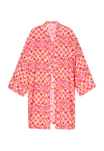 IZIA Kimono vrouwen roze veelkleurig