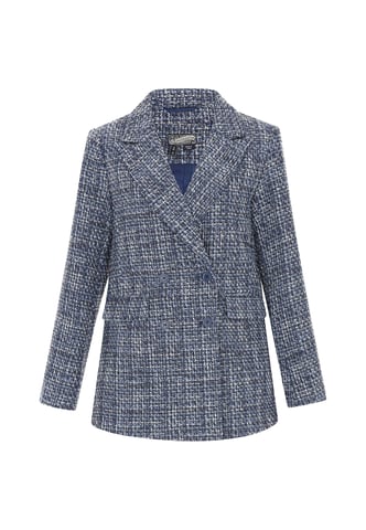 Dreimaster Jas vrouwen blauw veelkleurig