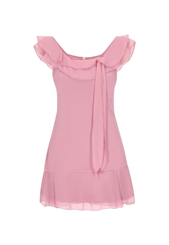 Mymo jurk vrouwen roos
