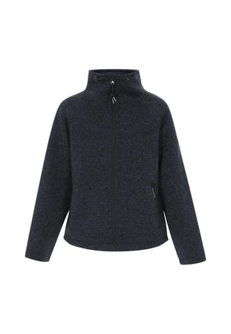 Schmuddelwedda Jas vrouwen marineblauw gemêleerd