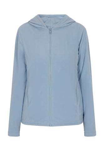 Mymo fleece jacket women light blue