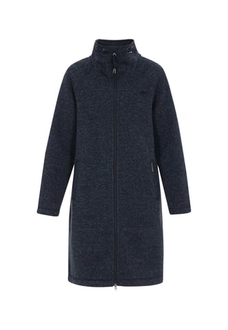 Schmuddelwedda Jas vrouwen marineblauw gemêleerd