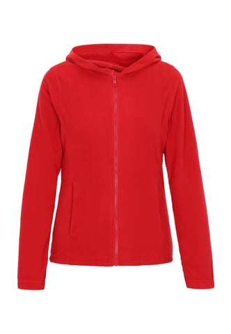 Mymo fleece jacket women red