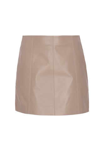 Dreimaster rok vrouwen taupe