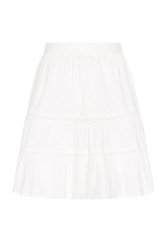 IZIA rok vrouwen wit