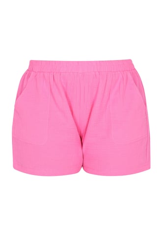 Mymo Grote maten korte broek vrouwen roze rood