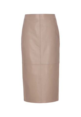 Dreimaster rok vrouwen taupe