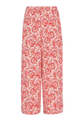 usha Broek vrouwen rood veelkleurig