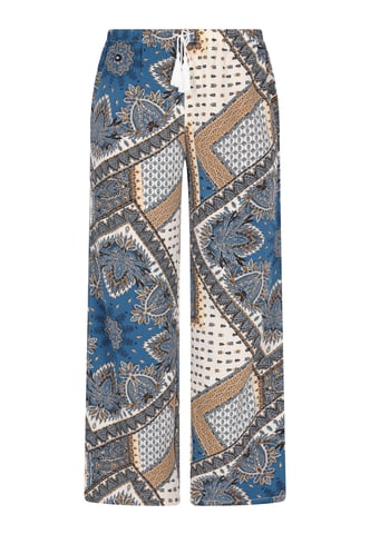 usha Broek vrouwen blauw veelkleurig