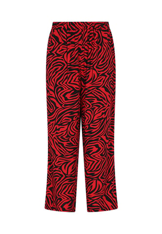 Mymo Broek vrouwen zwart rood