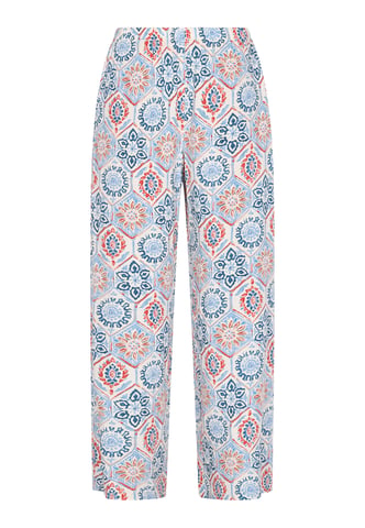 usha Broek vrouwen blauw veelkleurig