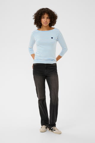 KAliddy Boatneck 3/4 T-Shirt Long sleeved T-shirt Regular fit