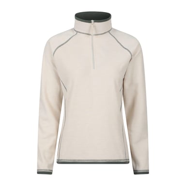Mountain Warehouse Womens/Ladies Montana Half Zip Fleece Top (Cream)