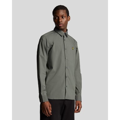 Lyle & Scott Mens Bamboo Long-Sleeved Shirt (Grey)