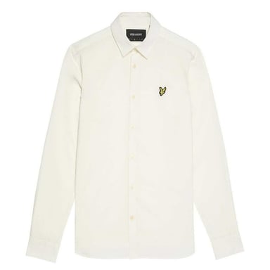 Lyle & Scott Mens Bamboo Long-Sleeved Shirt (White)