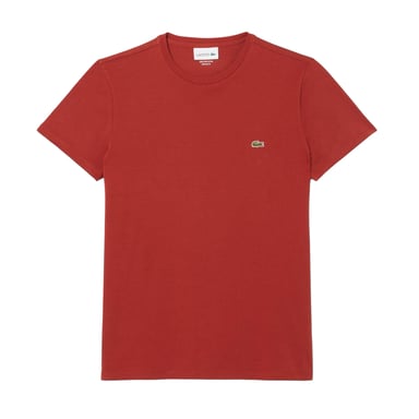 Lacoste Mens Pima Cotton T-Shirt (Red)