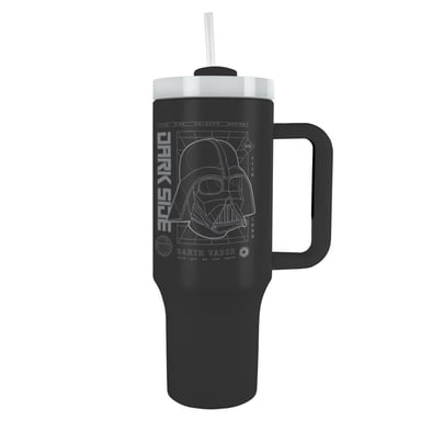 Star Wars Vader Grid Travel Mug (Black)