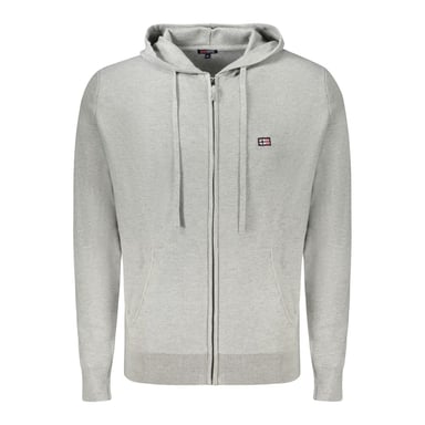 Zipup Knit Hoodie Casual Style