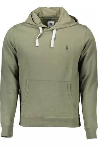 Fleece Hoodie Pullover Olive Green