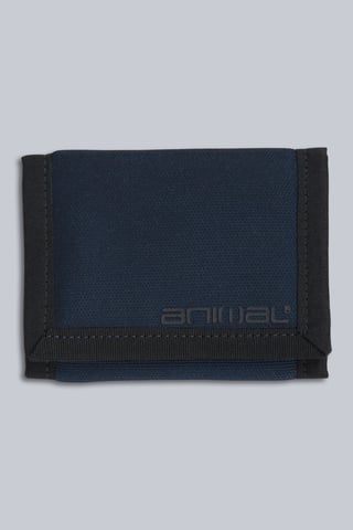 Trifold Wallet Lightweight Durable Compact Foldable Secure Money Card Holder Navy