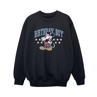 Disney Boys Mickey Mouse Birthday Sweatshirt (Black)