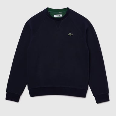Women's Lacoste Crewneck Sweatshirt in Navy