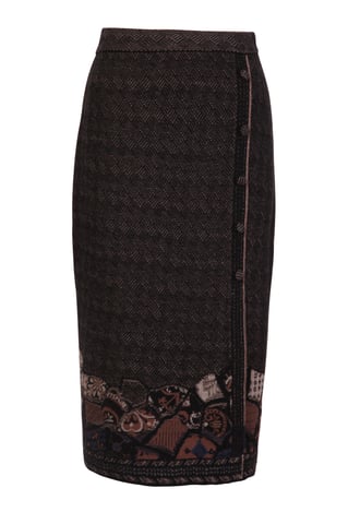 Pencil Skirt, Basketweave Pattern