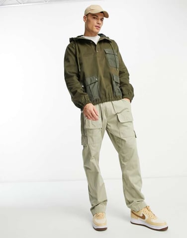 Bolongaro Trevor parker jacket in khaki KEEP ON QUERY