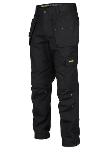 Zwarte Nevada holsterbroek voor heren