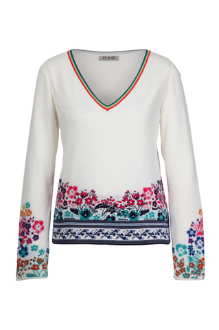 Pullover, Intarsia Pattern