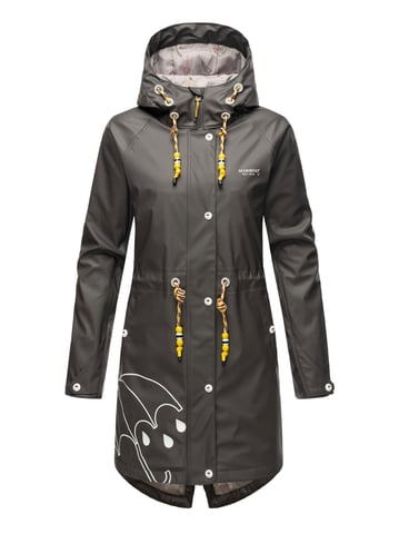 Marikoo women’s raincoat – Dancing Umbrella, waterproof with hood