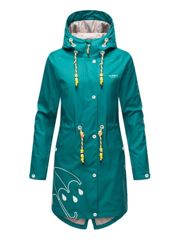 Marikoo women’s raincoat – Dancing Umbrella, waterproof with hood