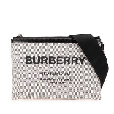 Crossbody Bag Textured Canvas