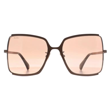 Max Mara Square Womens Shiny Light Bronze Roviex Brown Gradient MM0070-H