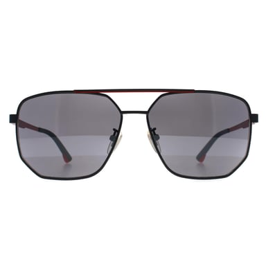 Police Aviator Heren Semi Mat Grijs Rook Spiegel SPLB36 Synth 1