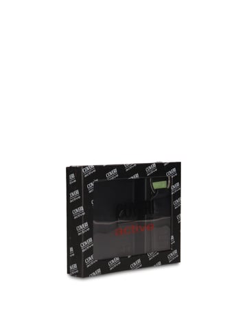 Enrico Coveri Wallet and Keychain Set Men