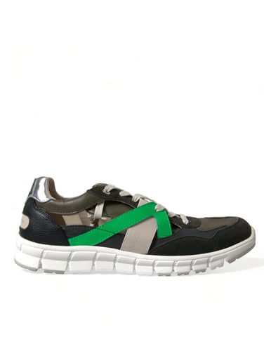 Dolce & Gabbana Flerfärgade Lädersuede Låga Sneakers Skor