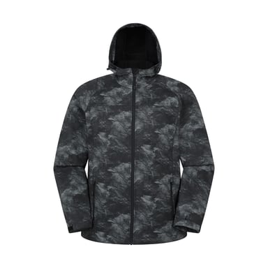 Mountain Warehouse Mens Exodus Showerproof Soft Shell Jacket (Alloy Grey)