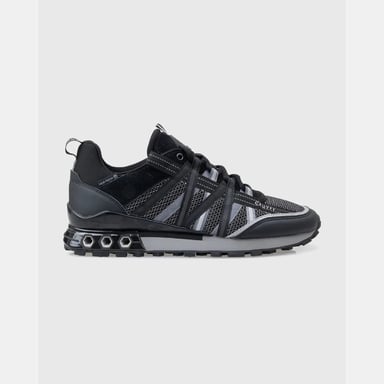 Cruyff Fearia Hex-Tech herensneakers in zwartgrijs