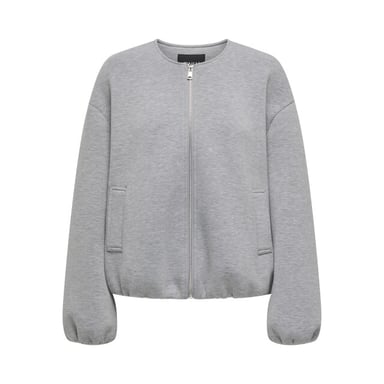 Only onlellie scuba jacket 15344567 medium grey melange