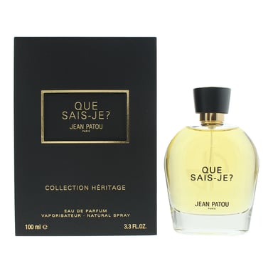 Jean Patou Collectie Heritage Que Sais-Je? Eau de Parfum 100ml Spray voor Haar