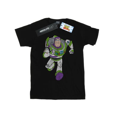 Disney Mens Toy Story 4 Classic Buzz Lightyear T-Shirt (Black)