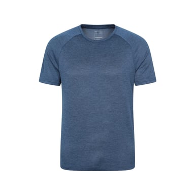 Mountain Warehouse Mens Pulse IsoCool Short-Sleeved T-Shirt (Dark Blue)