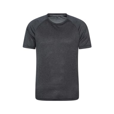 Mountain Warehouse Mens Pulse IsoCool Short-Sleeved T-Shirt (Dark Grey)