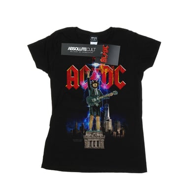 AC/DC Womens/Ladies Angus NYC Cotton T-Shirt (Black)