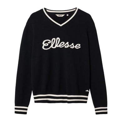 Ellesse Heren Giocios Gebreid Sweater Top (Zwart)