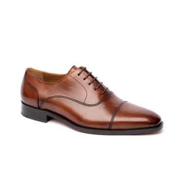 Chapman & Moore Plain Derby Country Läder Herr Bruna Snörskor